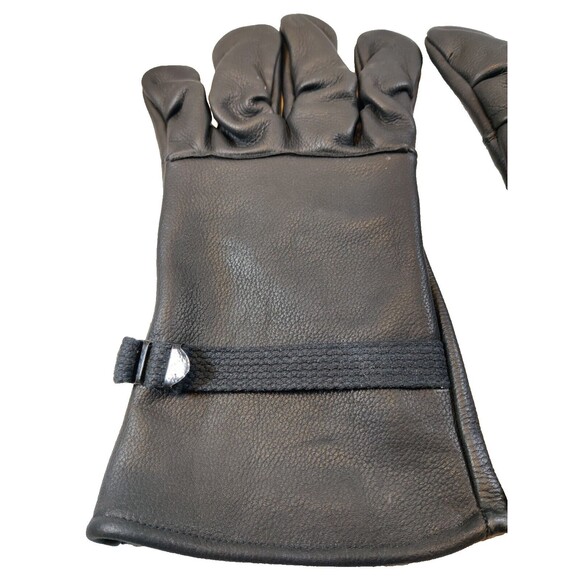 Motorcycle Gloves Black Leather Size 6, Very Nice Condition. - Picture 7 of 11